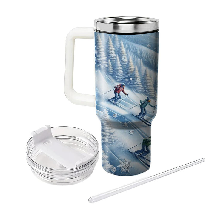 Winter Wonderland Ski Adventure  Decorative Tumblers