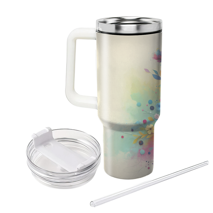 Blooming Floral Delight  Travel Tumblers