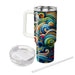 Vivid Swirl Pattern  Tumblers With Lids