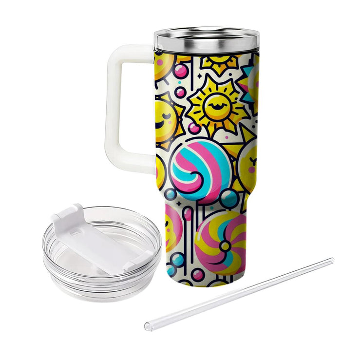 Sunshine And Lollipops  Unique Tumblers