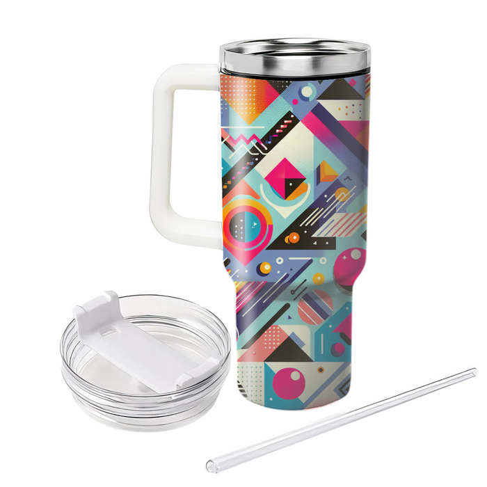 Bold Geometric Fusion  Tumbler Cups