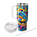 Vibrant Bubbles And Waves  Decorative Tumblers