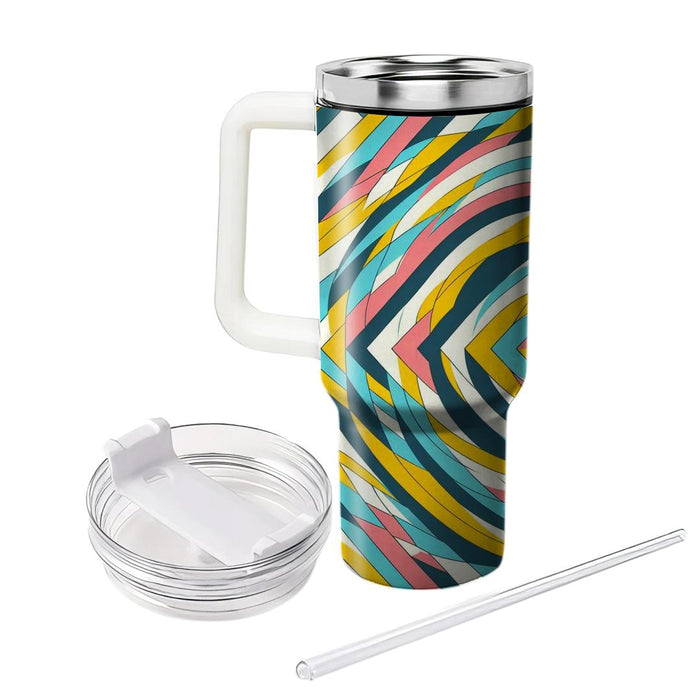 Whimsical Diamond Dance  Travel Tumblers