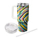 Whimsical Diamond Dance  Travel Tumblers