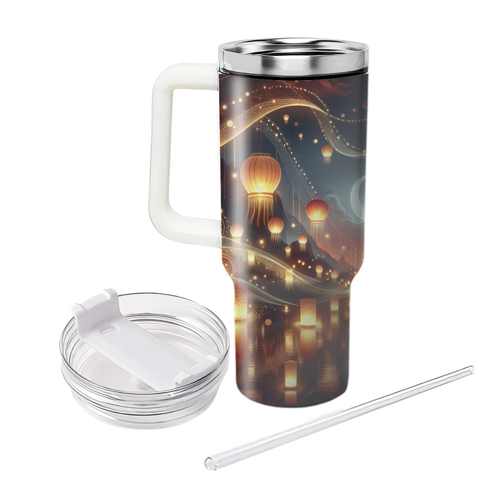 Twilight Joy - Lantern Festival  Decorative Tumblers