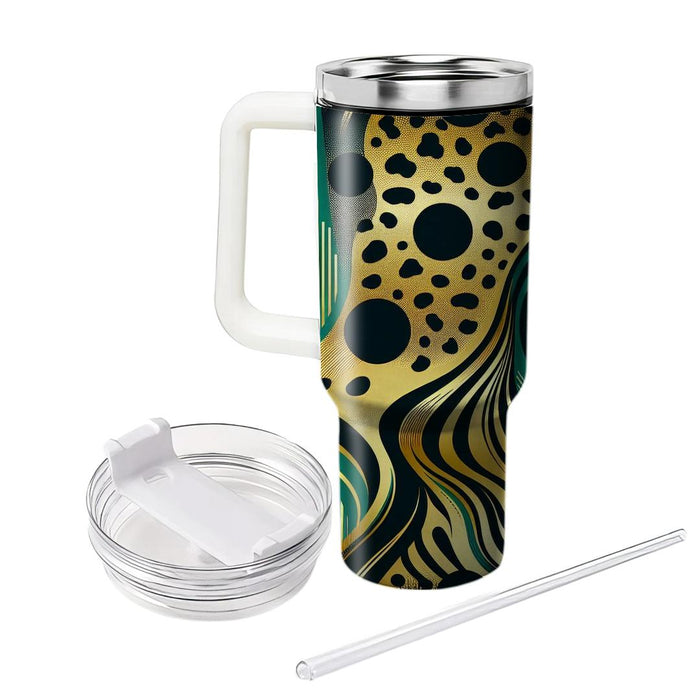 Bold Leopard Print  Tumbler Cups