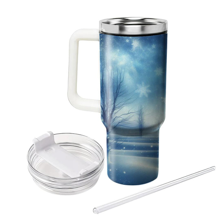 Winter Snowfall Symphony  Insulated Tumblers