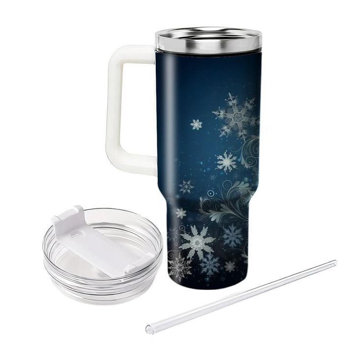 Winter Whimsical Snowflakes  Unique Tumblers