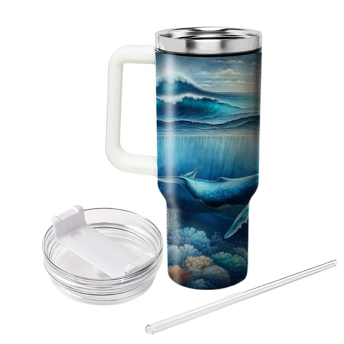 Gentle Whale Journey  Tumbler Cups