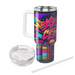 Retro Graffiti Vibes  Personalized Tumblers