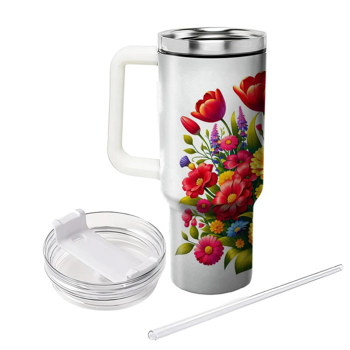 Floral Delight  Insulated Tumblers