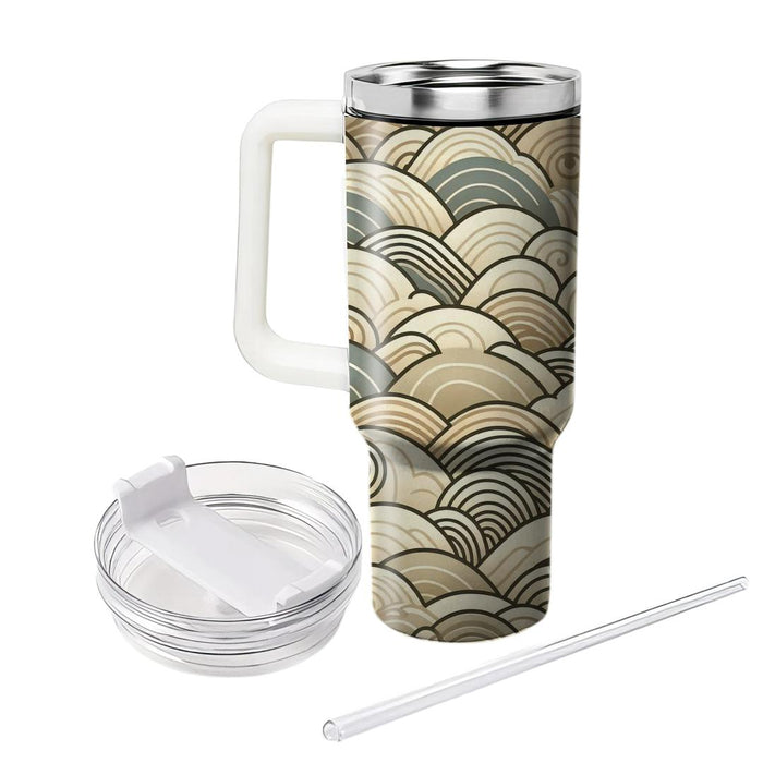 Zen Garden Waves  Tumblers With Lids