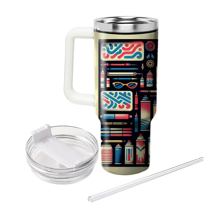 Urban Graffiti Dreams  Tumbler Cups