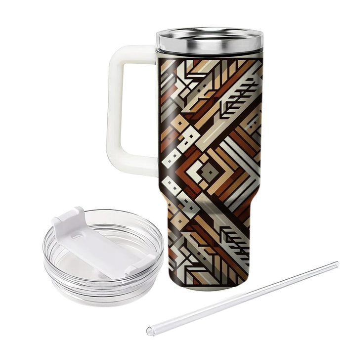 Woven Texture  Personalized Tumblers