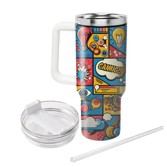 Pop Art Explosion Insulated Tumblers