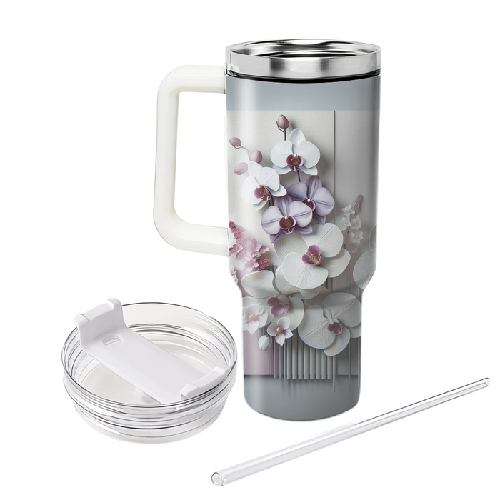 Elegant Orchid  Custom Tumblers