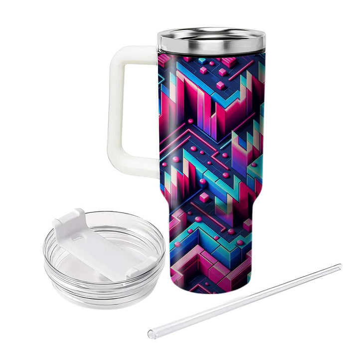 Synthpop Pulse  Tumblers With Lids