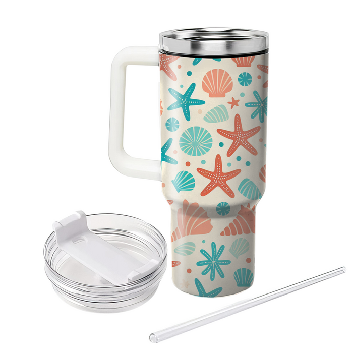 Whimsical Starfish Design  Custom Tumblers