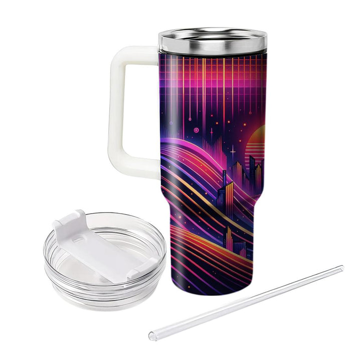 Synthwave Breeze  Tumbler Cups