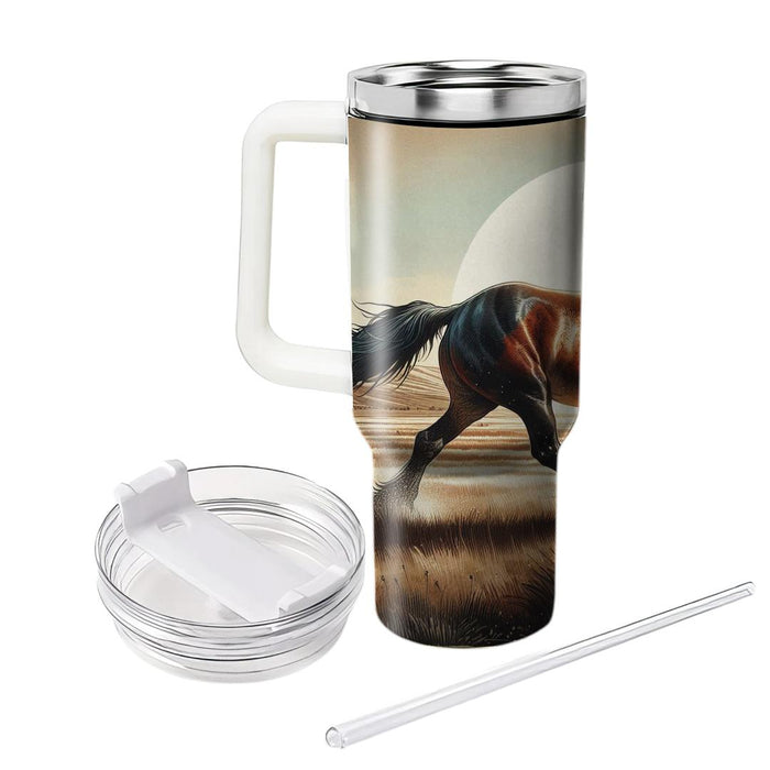 Wild Horse Galloping  Insulated Tumblers