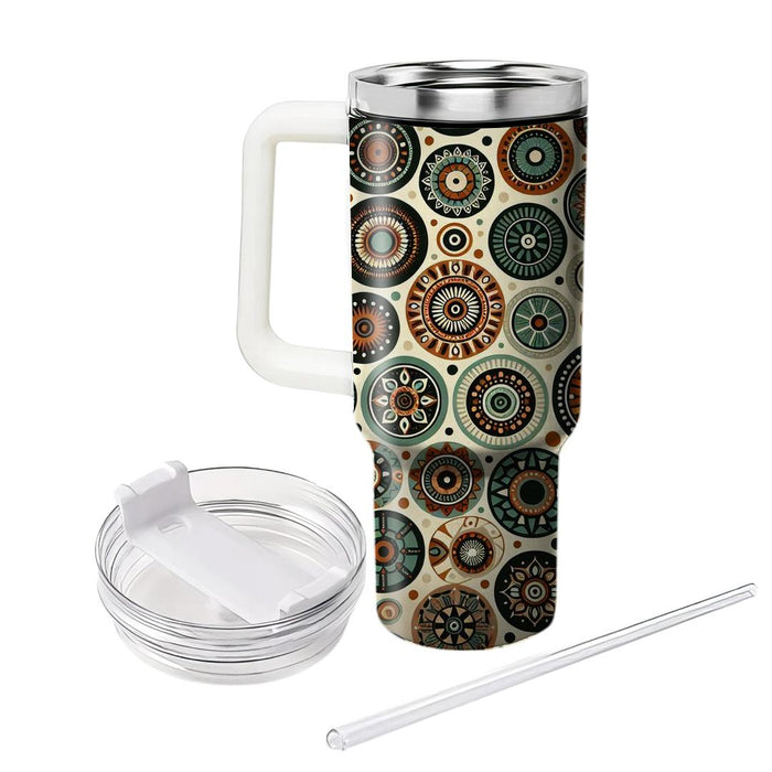 Bohemian Tribal Circles  Insulated Tumblers