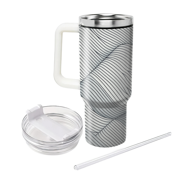 Minimalist Line Wave  Insulated Tumblers