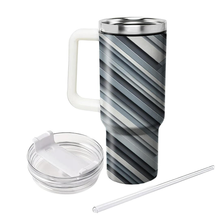 Sleek Chevron Line  Personalized Tumblers