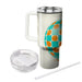 Vintage Style Checkerboard  Travel Tumblers