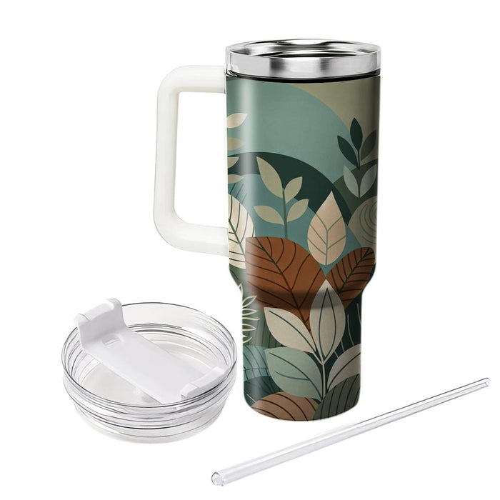 Organic Leaf Patterns  Travel Tumblers