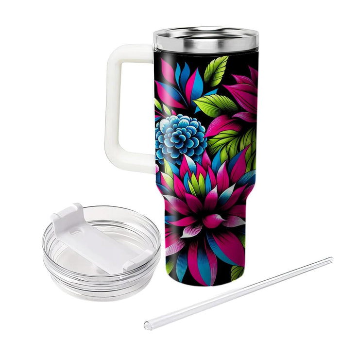  Floral Burst  Tumbler Cups