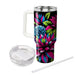  Floral Burst  Tumbler Cups