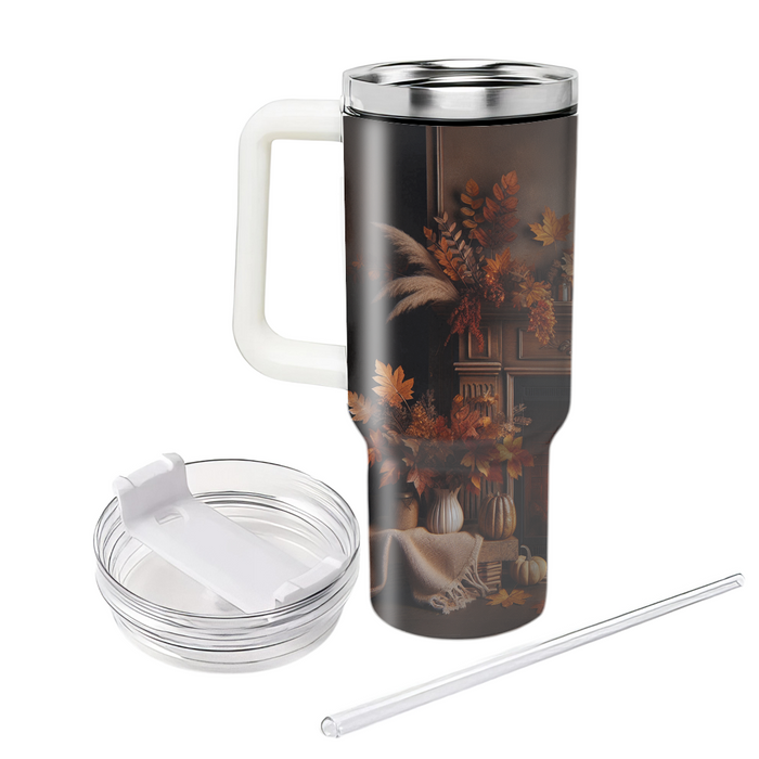 Autumn Fireside Tales  Personalized Tumblers