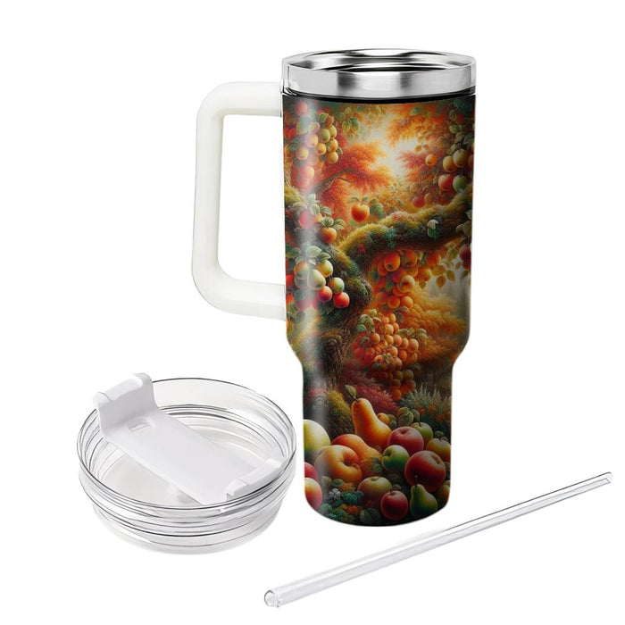 Autumn Orchard Stroll  Insulated Tumblers