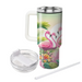 Vibrant Flamingo Fiesta  Personalized Tumblers