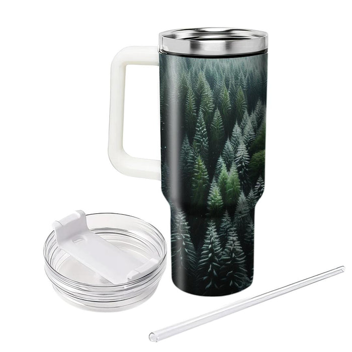 Winter Evergreen Enchantment  Decorative Tumblers