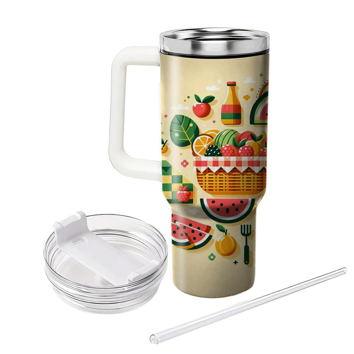 Vintage Picnic  Insulated Tumblers