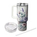 Floral Charm  Tumblers With Lids