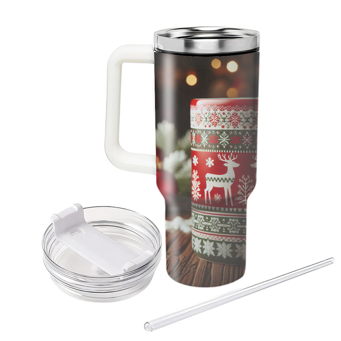 Winter Cozy Sweater  Tumblers With Lids