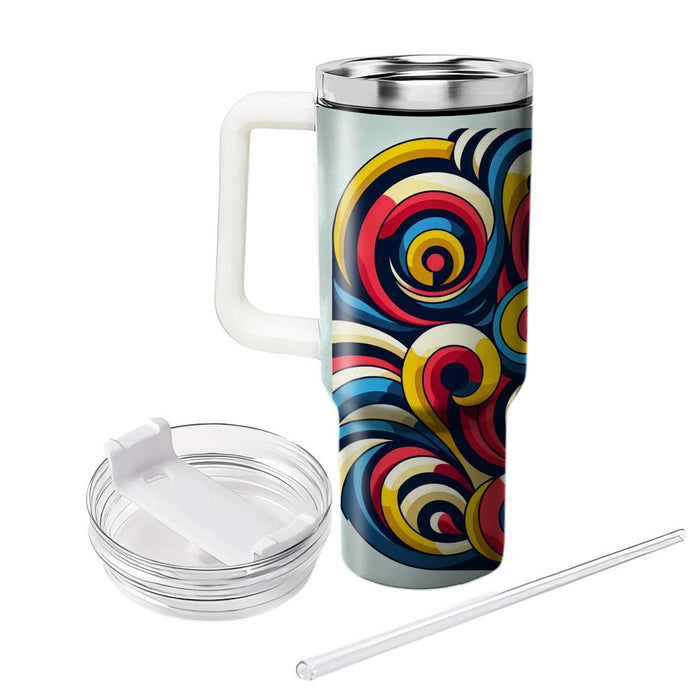 Artistic Spiral Dance  Travel Tumblers