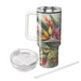 Vibrant Tropical Flora  Tumblers With Lids