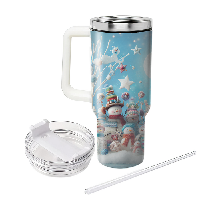 Winter Whimsical Wonderland  Personalized Tumblers