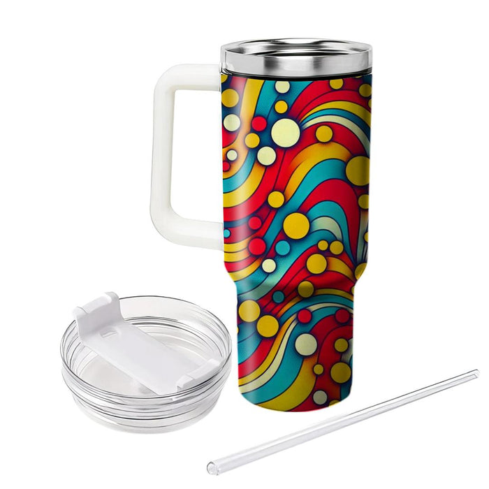 Retro Polka Dance  Decorative Tumblers