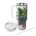 Vibrant Parrot Tropical  Tumblers With Lids