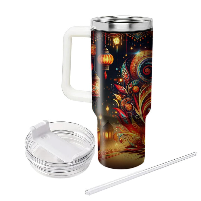 Fusion Of Fire - A Cultural Bonfire  Personalized Tumblers