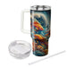 Vibrant Fish Underwater  Tumblers With Lids