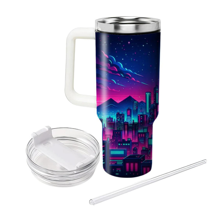 Synthwave City  Insulated Tumblers