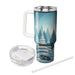 Winter Snowy Forest Retreat  Insulated Tumblers