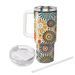 Radiant Sunburst Patterns Decorative Tumblers