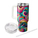 Retro Groovy Stripes  Tumbler Cups