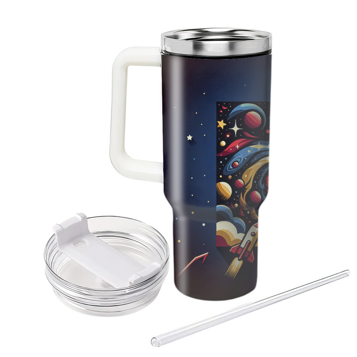 Vintage Space Adventure  Tumblers For Gifts